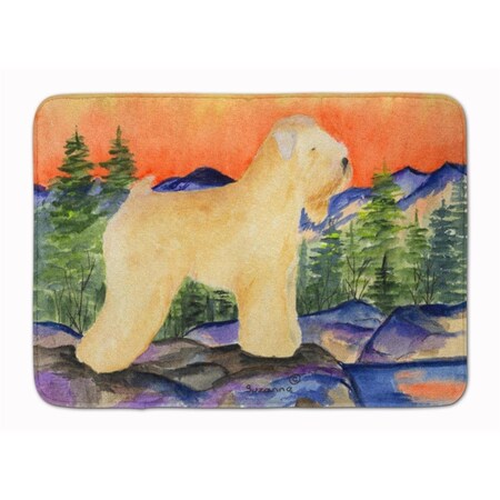 Jensendistributionservices Wheaten Terrier Soft Coated Machine Washable Memory Foam Mat MI2550674